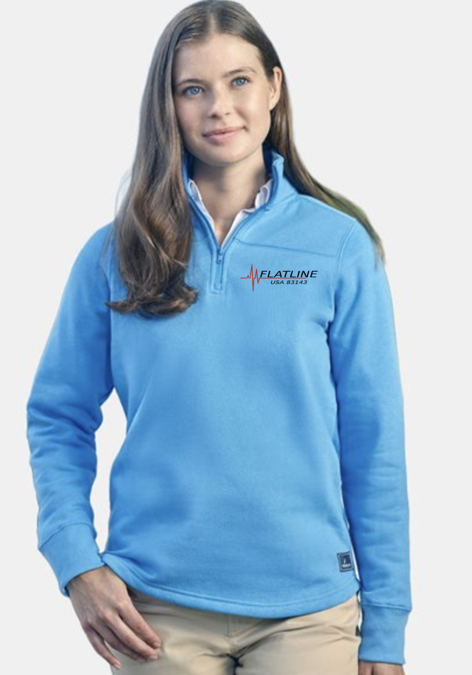 Flatline Women's Anchor Fleece Quarter Zip Nautica