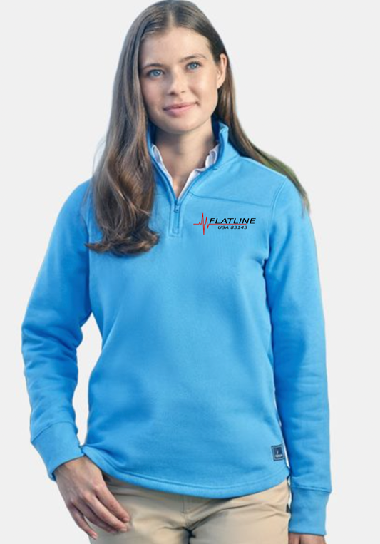Flatline Women's Anchor Fleece Quarter Zip Nautica